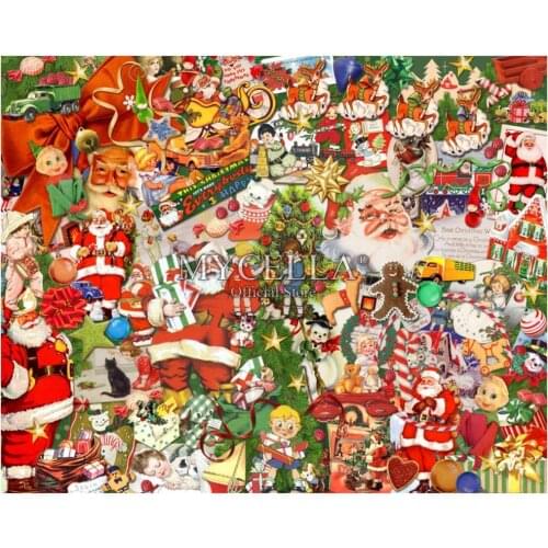 5d Diy Diamond Painting Santa Claus Diamond Embroidery Full Needlework Rhinestone Mosaic Picture Wall Stickers Christmas Gift