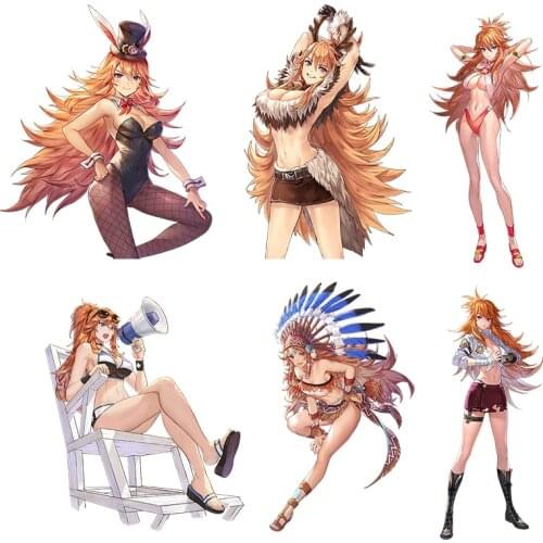 Three Ratels CDM352 Kings Raid Anime sticker for bike motorcycle auto car laptop Waterproof Vinyl Decal wall stickers