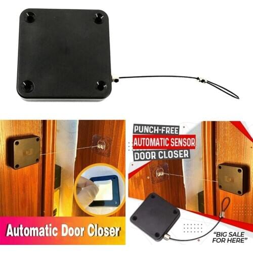 Automatic Sensor Punch-Free Door Closer Automatically Close for All Doors
