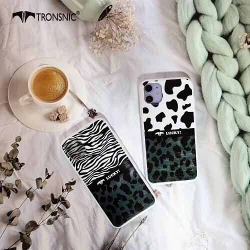 Leopard Zebra Cow Phone Case for iPhone 12 11 Pro MAX XR Xs Max Soft Black White Lucky Case for iPhone 6 7 8 Plus Cute Cover Hot