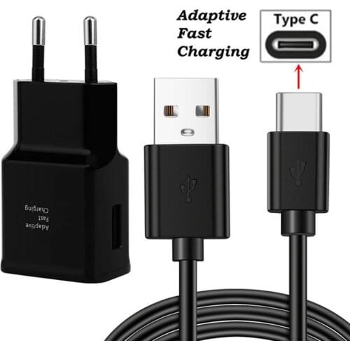 For Samsung galaxy A51 A50 A70 A20 S8 S9 S10 lite A72 5G S21 Ultra M51 Phone 9V Adaptive Fast Charging Charger USB Quick Adapter