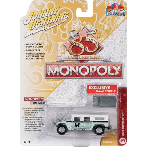 Johnny Lightning 1/64 Hummer SUV Diecast Collection of Simulation Alloy Car Model Children Toys