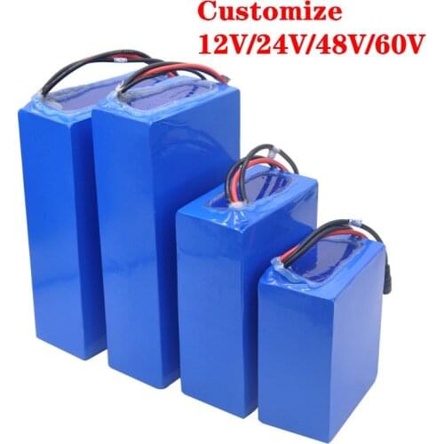 Customized 12V 24V 36V 48V 60V 72V electric vehicle battery pack(Please do not buy)