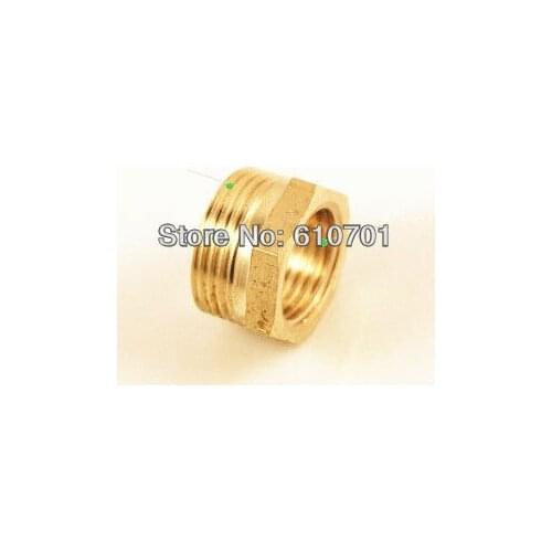 Brass Pipe 1-1/4" Male x 1" Female BSPP Connection Adapter Reducer Bushing Busher Connector Hexagon Plumbing Fittings