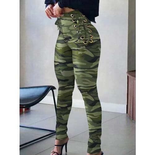 Navel Orange Women's Camouflage Pants