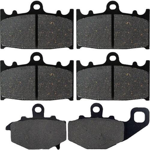 Motorcycle Front and Rear Brake Pads for Kawasaki ZZR400 ZX400N 1993-1999 ZR 400 Zephyr 1997-2001 ZZR600 ZX600 1993-2007