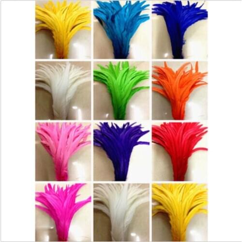 10Pcs/lot Natural Rooster Tail Feathers 40-45CM 16-18" Pheasant Feathers for Crafts Wedding Decoration DIY Clothes Plumas
