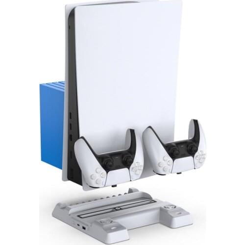 Game Console Fan Base For Playstation 5Game Controller Cooler For PS5 Disc Storage Tray Handle Charger Bracket Drop Shipping