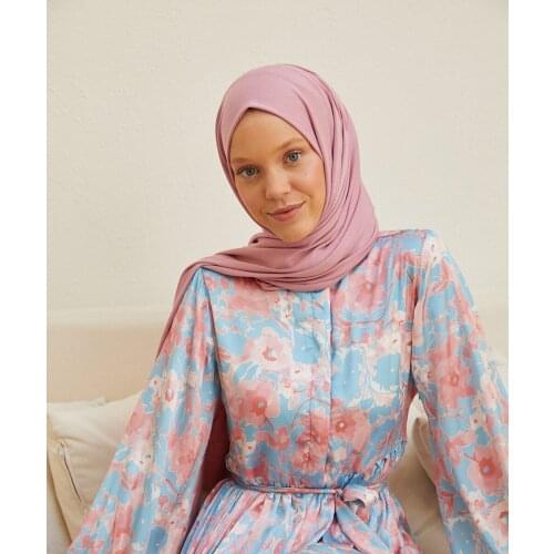 Salland Combed Cotton Shawl Powder Comfortable Stylish Trend Product Fashion 2021 Flexible and Breathable Comfortable Fabric Quality Robust Original Non-Burning Fabric Does Not Require Ironing Combed PenyeŞal-2