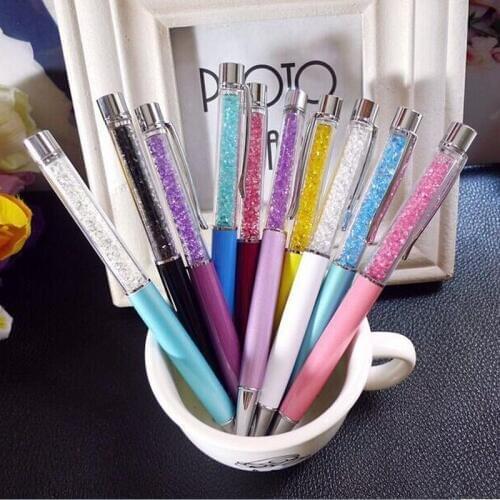 Luxury Crystal gift Ballpoint pen High Quality ball pen Rollerball pen Office School Supplies Can Laser engrave logo G115