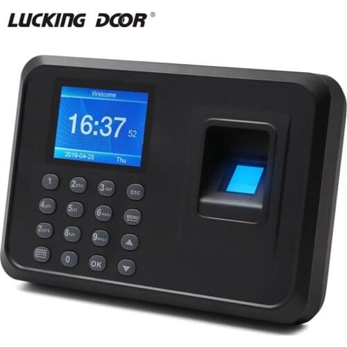 Biometric Attendance System USB Flash Fingerprint Reader Time Clock Employee Control Machine Electronic no need software