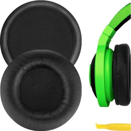 QuickFit Protein Leather Replacement Ear Pads for Razer Kraken Mobile Headphones Earpads, Headset Ear Cushion Repair Parts