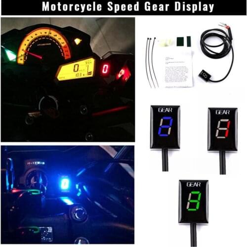 Motorcycle LED Level ECU Plug Mount Speed Gear Digital Display Indicator Moto Accessories High Quality For Honda Series