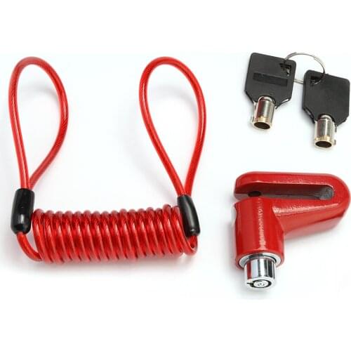 Anti-Theft Disc Brakes Scooter Lock for Xiaomi M365 Electric Scooter Locks Skateboard Wheels Kick Scooter with Steel Wire