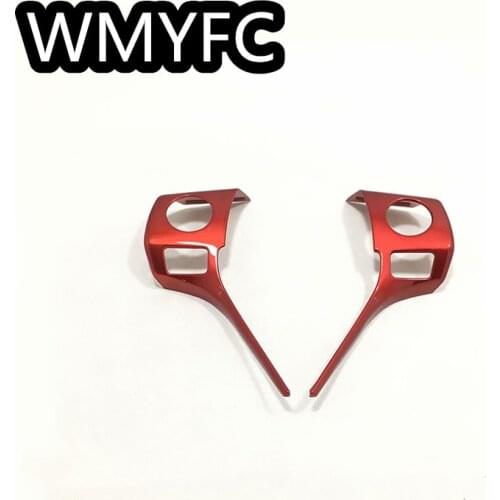 For Toyota RAV 4 RAV4 ABS Interior Mouldings Steering Wheels Cover Trim Protector Auto Accessories 2013 2014 2015 20162017 2018