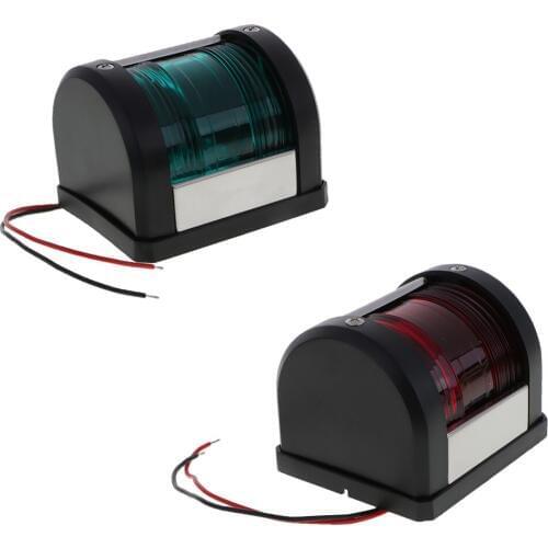Waterproof DC 12V Green and Red LED Marine Boat Yacht Port Portside Light