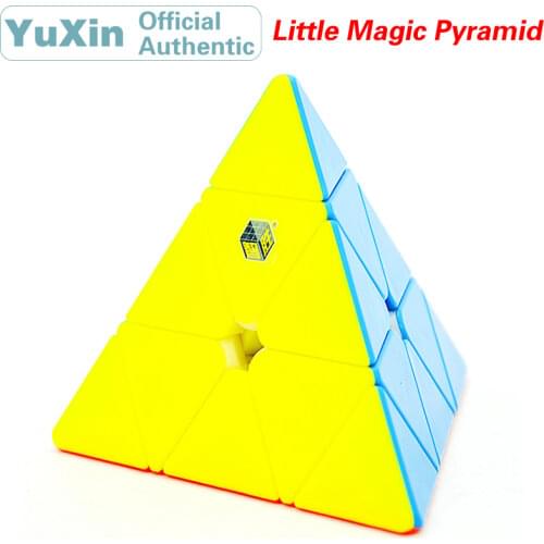 YuXin Little Magic 3x3x3 Pyramid Magic Cube ZhiSheng 3x3 Speed Twisty Puzzle Brain Teasers Educational Toys For Kids