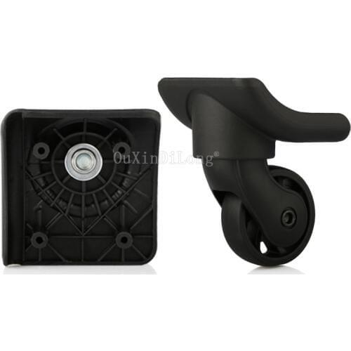 1Pair Replacement Luggage Wheels High Quality Plastic Suitcase Repair Parts Travel Trolley Wheels For Luggage JF1746