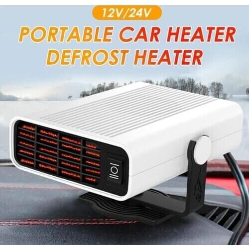 12V/24V Car Heater Portable Windshield Defroster Defogger Truck Heating And Cooling Fan Truck Van Auto Vehicle Universal 2020 Ne