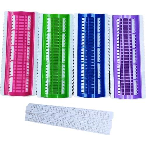 50 Positions Floss Organizer Embroidery Shelf, Thread Organizers for Cross Stitch Thread Holder with 15P Replaceable Paper Card