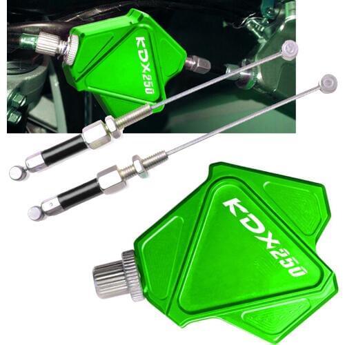 Motorcycle CNC Aluminum Stunt Clutch Lever Easy Pull Cable System For Kawasaki KDX250 KDX 250 KDX250SR 1991 1992 1993 1994