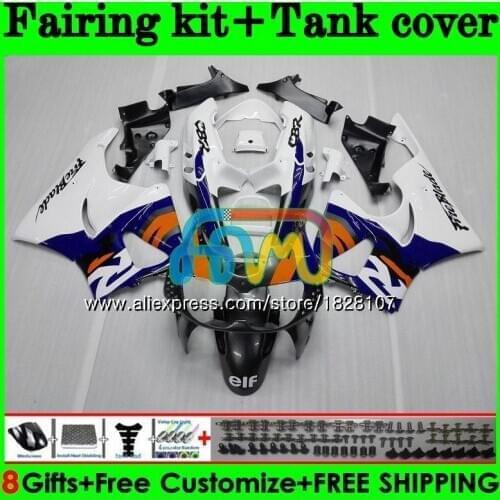 +Tank For HONDA CBR900RR CBR 900 Blue white hot 893RR 1994 1995 1996 1997 158BS.8 CBR900 CBR893 RR CBR893RR 94 95 96 97 Fairing