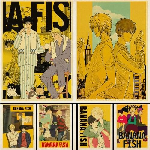 Banana fish 02 Poster Diamond Painting 5D DIY Rhinestone Pictures Diamond Embroidery Sale Home Decoration