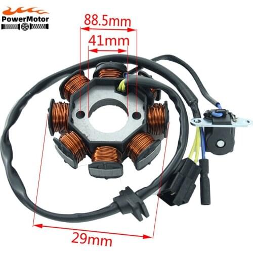 CG8 DC Magneto Stator Coils Motorcycle Igniter Fit For Chinese CB200-CB250 Water-cooled Engines