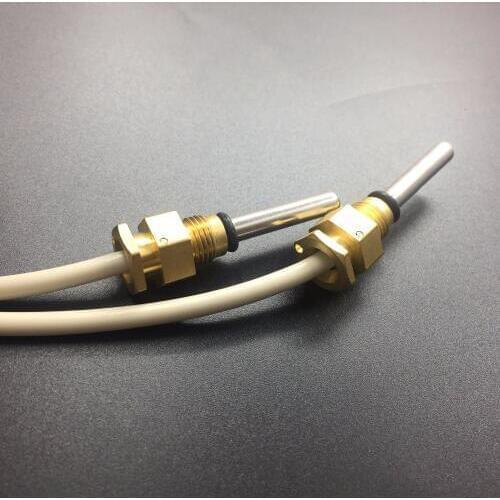Free shipping 2pc temperature sensor pt1000 M10 probe PT1000 waterproof temperature sensor 1.5M
