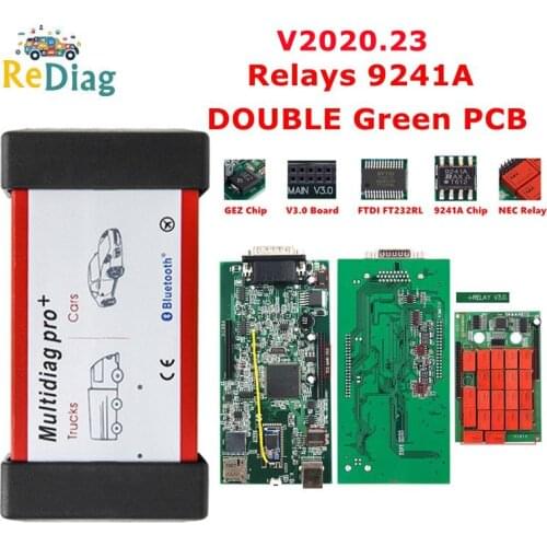 DS150 TCS Multidiag Pro+ For Bluetooth V2016/R1 V2017/R1 Free Keygen Double PCB NEC Relay V3.0 OBD2 Diagnostic Scanner