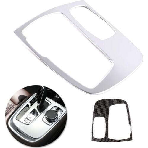 For BMW 7 Series G11 G12 2016 2017 2018 2019 2020 Car-Styling ABS Chrome Center Control Gear Shift Panel Frame Cover Decor