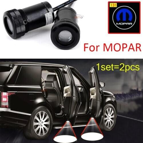 For Mopar LED Car Logo Led Car Door Projector Spot Welcome Lights Car Led Shadow Light for Bmw Toyota Citroen Vw Benz Mazda Kia
