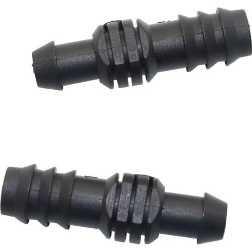 DN16 to DN 12 Pipe Barbed Straight Connector Pipe Repair Coupling Plastic Hose Fittings Gardening Plumbing Accessories 20Pcs