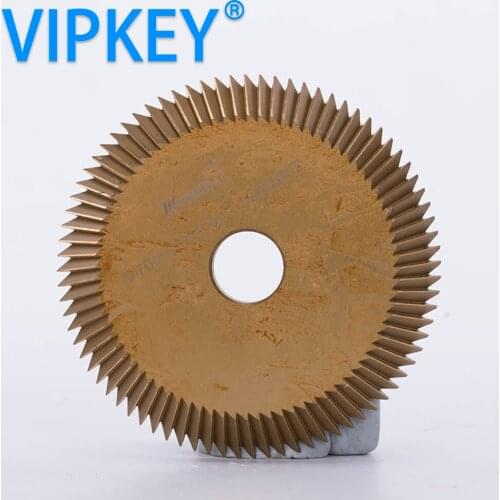 70*7.3*12.7mm supper key saw blade 80Z key machine double phase titanizing cutter spare parts