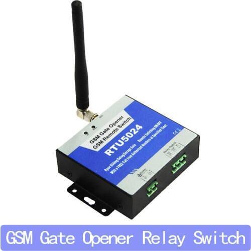 RTU5024 GSM Gate Opener Relay Switch Remote Access Control Wireless Door Opener By Free Call King Pigeon 1pcs/loit