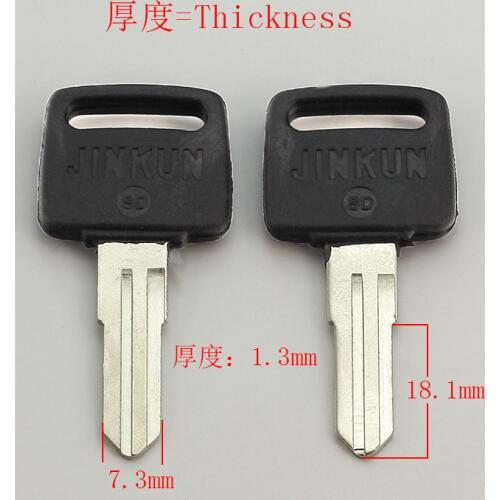 A177 left groove Wholesale Locksmith Keymother Brass House Home Door Blank Key Blanks Keys 25 pieces/lot