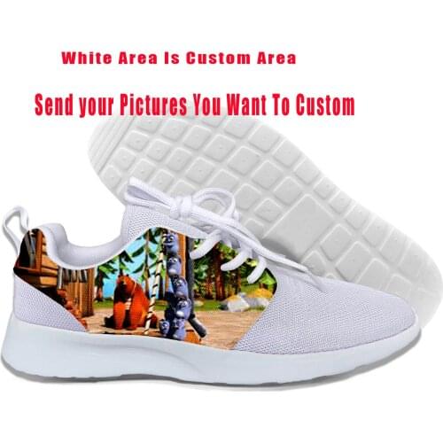 2019 Hot Cool Fashion New Summer Sneakers Handiness Casual Shoes 3D Printed Cartoon Funny For Men Women Grizzy and the Lemmings
