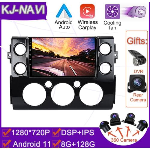 6G+128G Android 11 For Toyota FJ Cruiser J15 2006 - 2020 car Radio Multimedia Video Player Navigation stereo No 2din no DVD