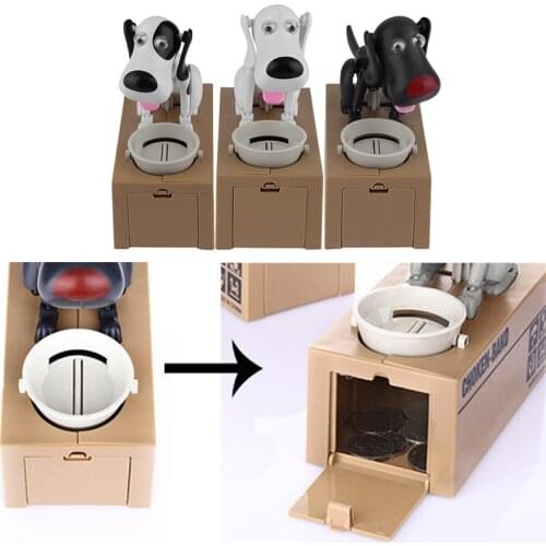 New Dog-shaped Piggy Bank Cute Dogs Automatically Eat Money Creative Children’s Small Gifts Children’s Coin Storage Gifts