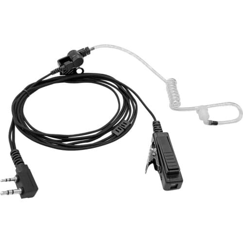 Braided Fiber Long Wire Clear Tube Radio Earpiece Nylon Reinforced Cable Headset Earphone for Baofeng UV 5R/5RA/5RA+/5RB/5RC/5RD