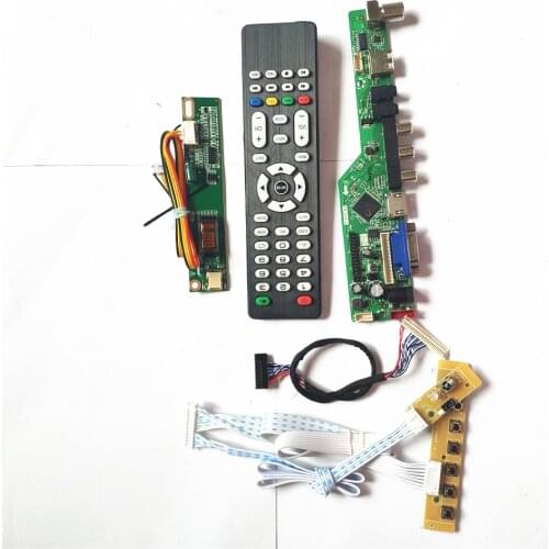 For IAXG15H IAXG15S tv53 card board HDMI-Compatible VGA USB AV RF LCD monitor LVDS 1CCFL 30Pin keyboard+Remote+Inverter