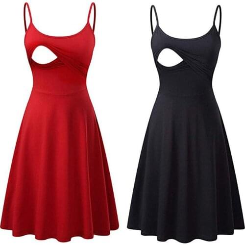 Maternity Dress 2021 Women Pregnant Maternity Stripe Tunic Breastfeeding Summer High Quality Pregnant Woman Vestidos wholesale