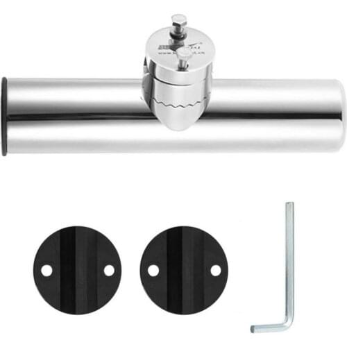 Marine Fishing Bracket Stainless Steel Pole Stand Marine Boat Yacht Accessory Tool Fit For Rails Boat Fishing Rod Holder