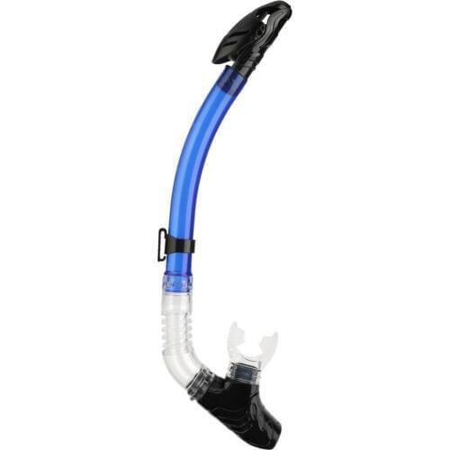 Full Dry Diving Snorkel Breathing Tube With Silicone Mouthpiece Single Valve Swimming Breathe Snorkel Tube Scuba DivingEquipment