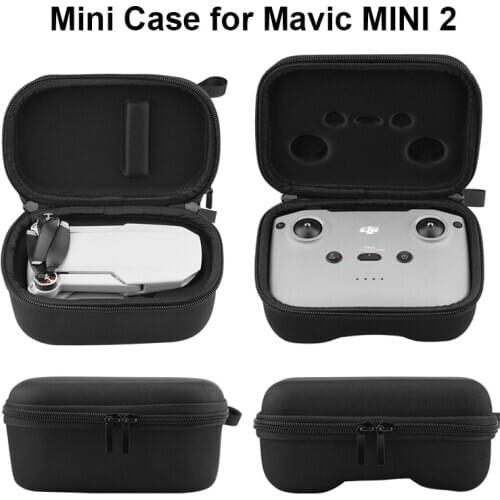 Mini Storage Bag Portable Carrying Case for DJI Mavic Mini 2 Drone Remote Controller Waterproof Protector Hardshell Box Handbag