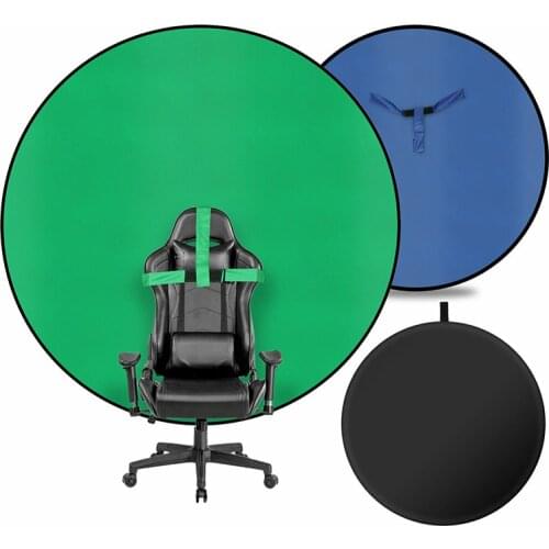 Portable Foldable Background Cloth For Photography Studio Green Blue Double-sided Backdrop Screen Back Board