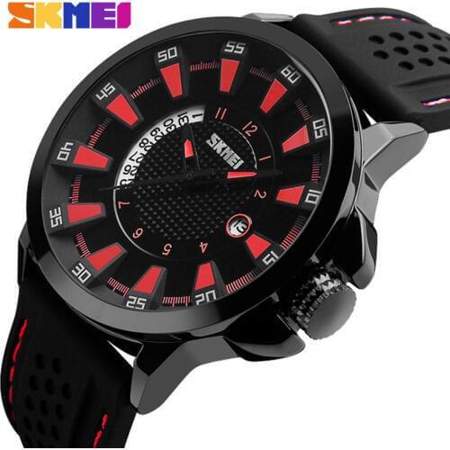 SKMEI Fashion Men Watches Complete Calendar Quartz Wristwatches 30M Waterproof Outdoor Sport Watch Relogio Masculino 9152
