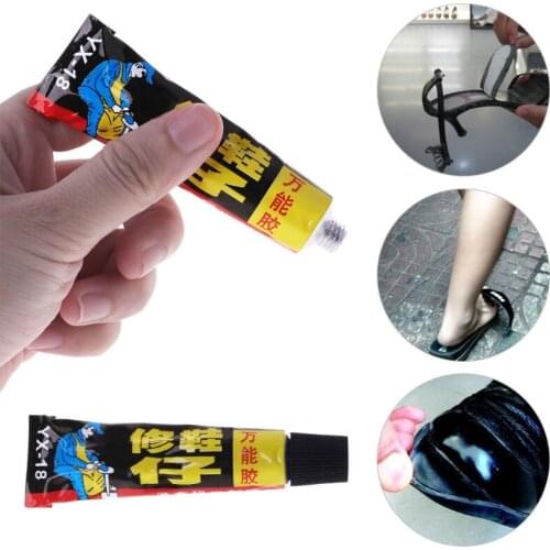 W3JD 18ml Super Adhesive Repair Glue For Shoe Leather Rubber Canvas Tube Strong Bond