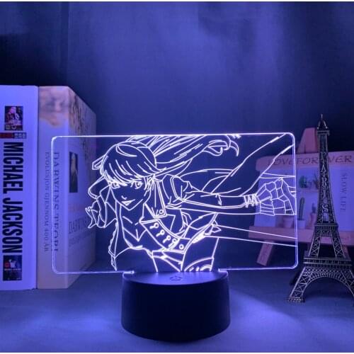 Persona 5 Sumire Yoshizawa Led Night Light for Bedroom Decor Nightlight Birthday Gift Anime 3d Lamp Sumire Yoshizawa Persona 5