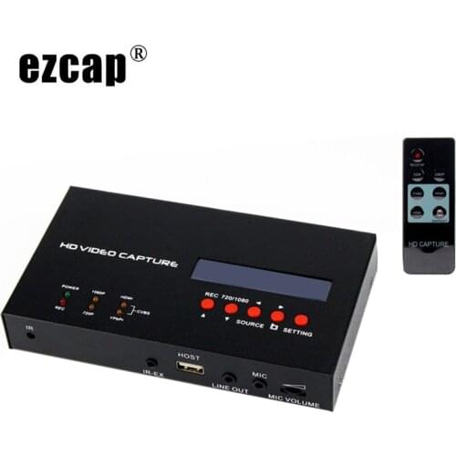 Original Ezcap 283S HD Video Capture Box HDMI CVBS AV Game Video Recording For PS3 PS4 XBOX TV STB Medical Care Live Broadcast